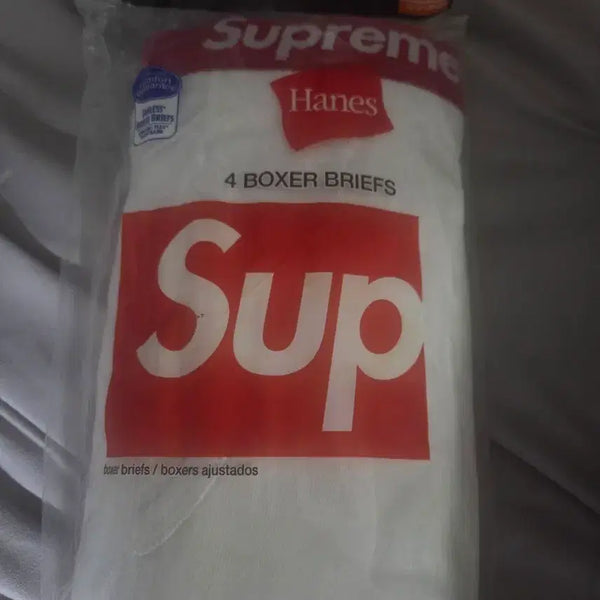 [BUNJANG] Supreme Hanes Boxer Briefs Set / m 슈프림 헤인즈 박서 브리프 팬티 새제품
