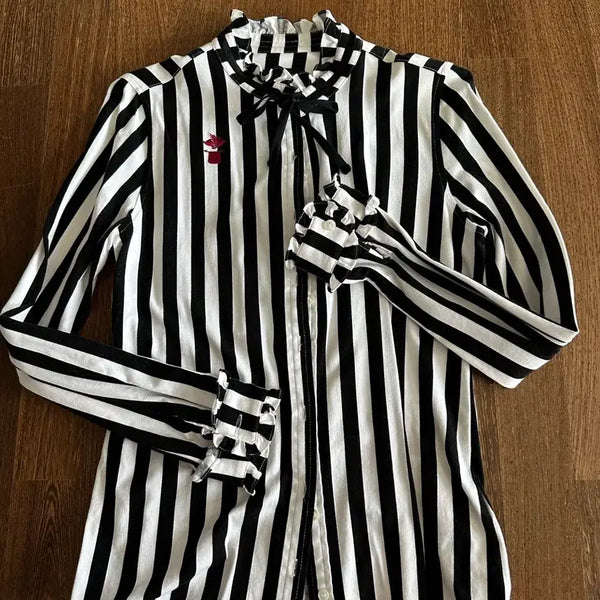 [BUNJANG] PARIGATES Stripe Blouse / 파리게이츠 블라우스