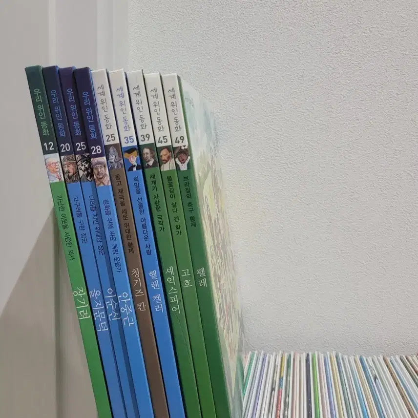 [BUNJANG] Gitan Korean/World Great Figures Fairy Tales 9-Book Set / 기탄 동화 우리/세계 위인 동화 9권세트