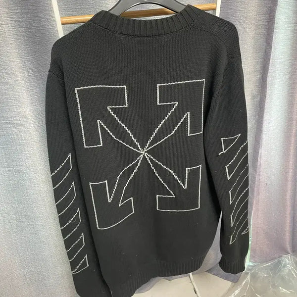 [BUNJANG] Off-White Arrow Black Knit XXL / 오프화이트 에로우 블랙 니트 xxl
