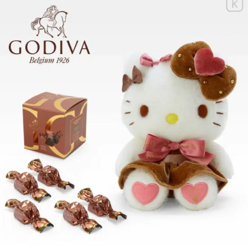 [BUNJANG] Godiva x Hello Kitty Doll Chocolate Set / 고디바 X 헬로키티 인형 초콜릿 세트