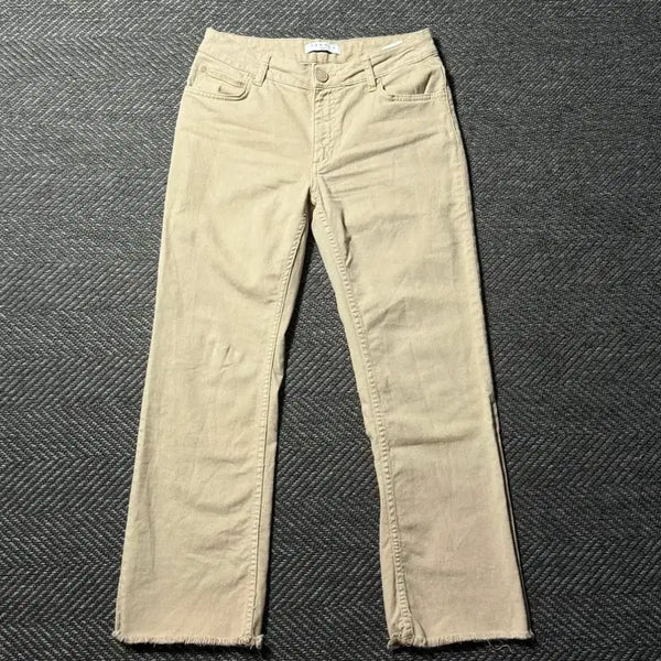 [BUNJANG] Sandro Beige Cotton Pants / 산드로 베이지 코튼 팬츠