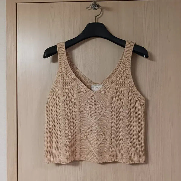 [BUNJANG] Knit Vest (Size 55) - New / 니트조끼 55 새거