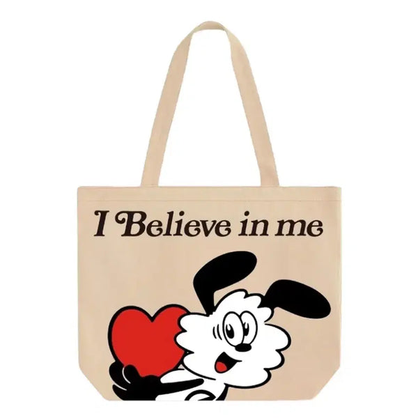[BUNJANG] VERDY x Lotte Museum Tote Bag Ivory / 베르디 x 롯데 뮤지엄 토트백 아이보리