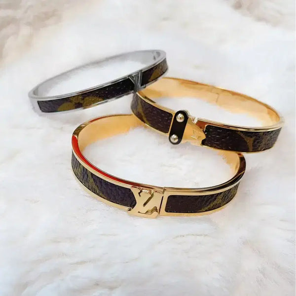 [BUNJANG] Louis Vuitton Genuine Leather Reform Bracelet / 루이비통 정품 가죽으로 리폼 제작 팔찌 판매합니다.