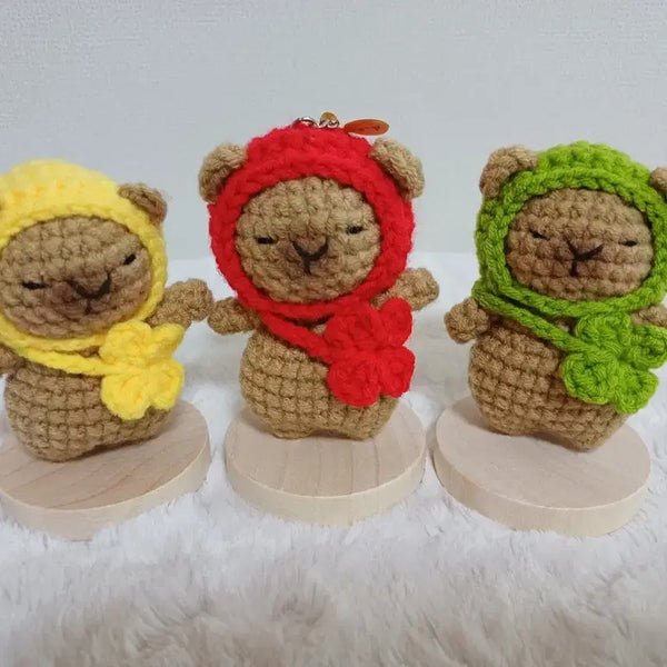 [BUNJANG] Capybara Knit Keychain / 카피바라 뜨개키링
