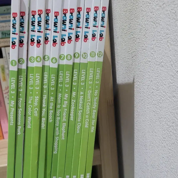 [BUNJANG] Browni Lab Level 3 Complete Set (Volumes 1-12) / 브라우니랩 Browni Lab Level 3 12권 전권