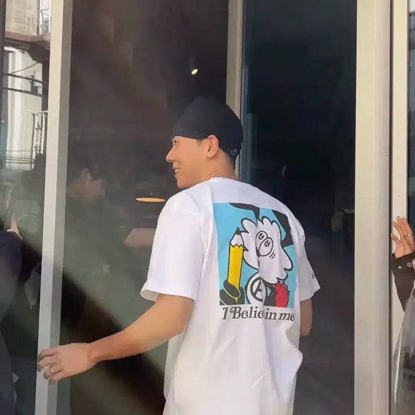 [BUNJANG] Verdi x Lotte Museum Verdi T-Shirt #4 White M / 베르디 x 롯데 뮤지엄 베르디 티셔츠 #4 화이트 M사이즈