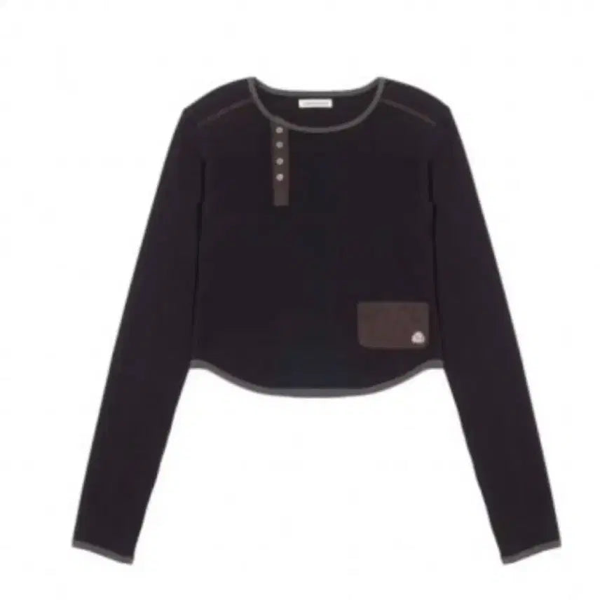 [BUNJANG] Smart Urban Useful (KOISEIO) Unbalanced Long Sleeve Black / 스마트어반유즈풀(코이세이오) 언발란스드 롱슬리브 블랙
