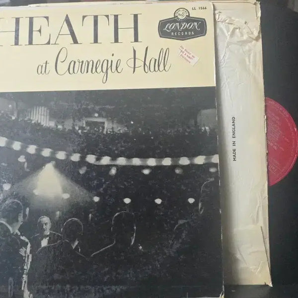 [BUNJANG] Ted Heath at Carnegie Hall UK Jazz LP / 테드히스_Ted Heath at Carnegie Hall_재즈LP(UK)