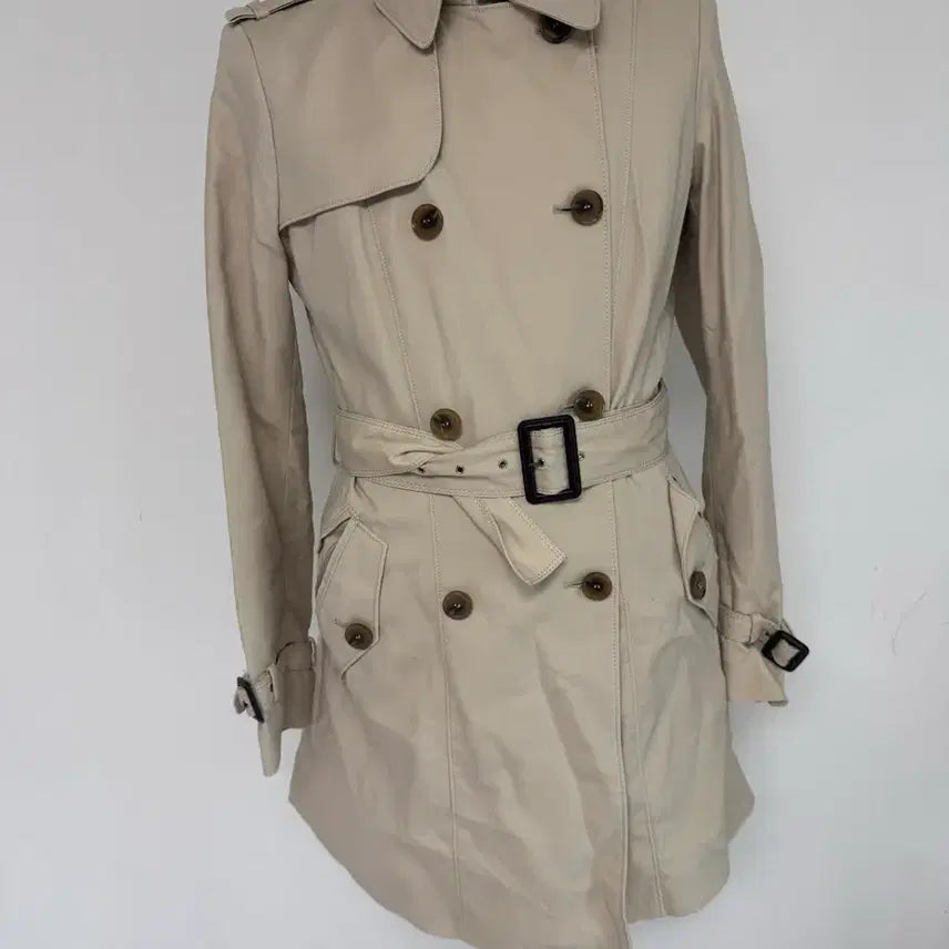 [BUNJANG] ALAMODE Beige Women's Trench Coat / ALAMODE 베이지색 여성 트렌치코트