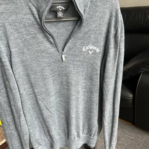 [BUNJANG] Callaway Pullover Knit Sweater Gray / 캘러웨이 풀오버 니트 그레이