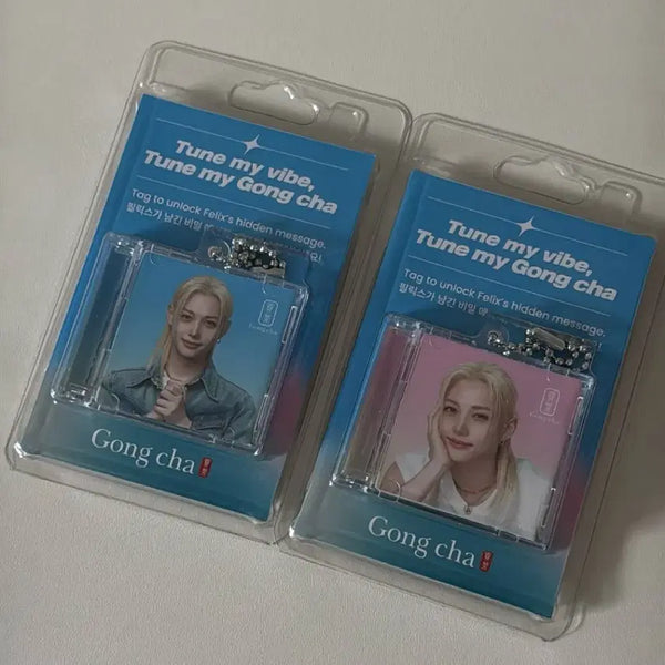 [BUNJANG] SKZ Felix Voice Keyring Happy Card Bundle Set / 공차 스키즈 필릭스 보이스 키링 해피카드 미개봉 일괄 양도