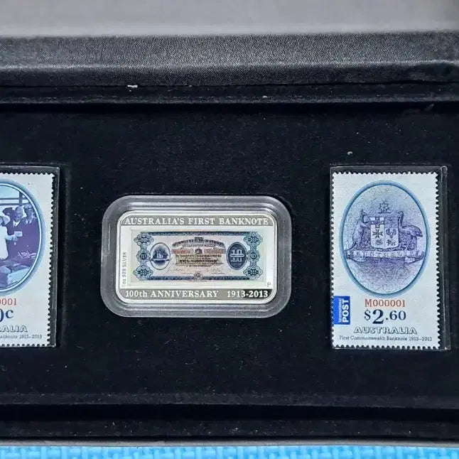 [BUNJANG] Australia First Paper Money 100th Anniversary 1 oz Silver Coin & Stamp Premium Set / 호주 최초지폐 100주년기념 1온스은화&우표고급세트