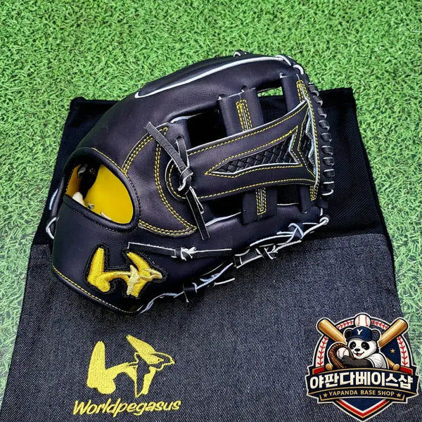 [BUNJANG] World Pegasus Japanese Made Top Grade Infield Glove - Black / 월드페가수스 일본산 경식 최고등급 내야 글러브 블랙