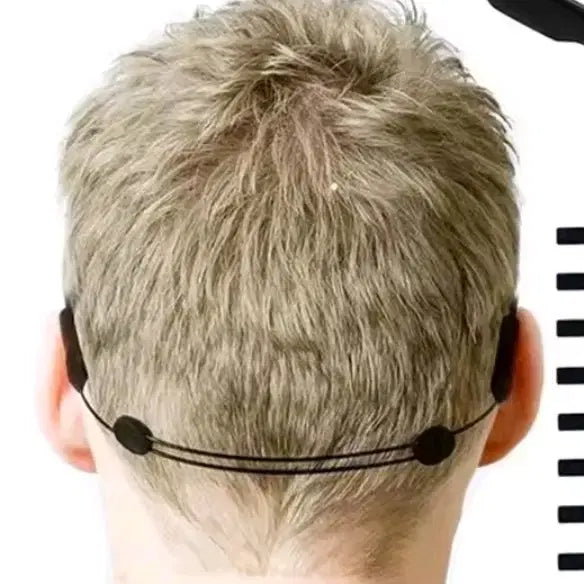 [BUNJANG] Sports Goggles Anti-Slip Strap Band (Black, 2-Pack) / 스포츠고글 밴딩홀더 안경 흘러내림 방지 밴드 검정색 2개