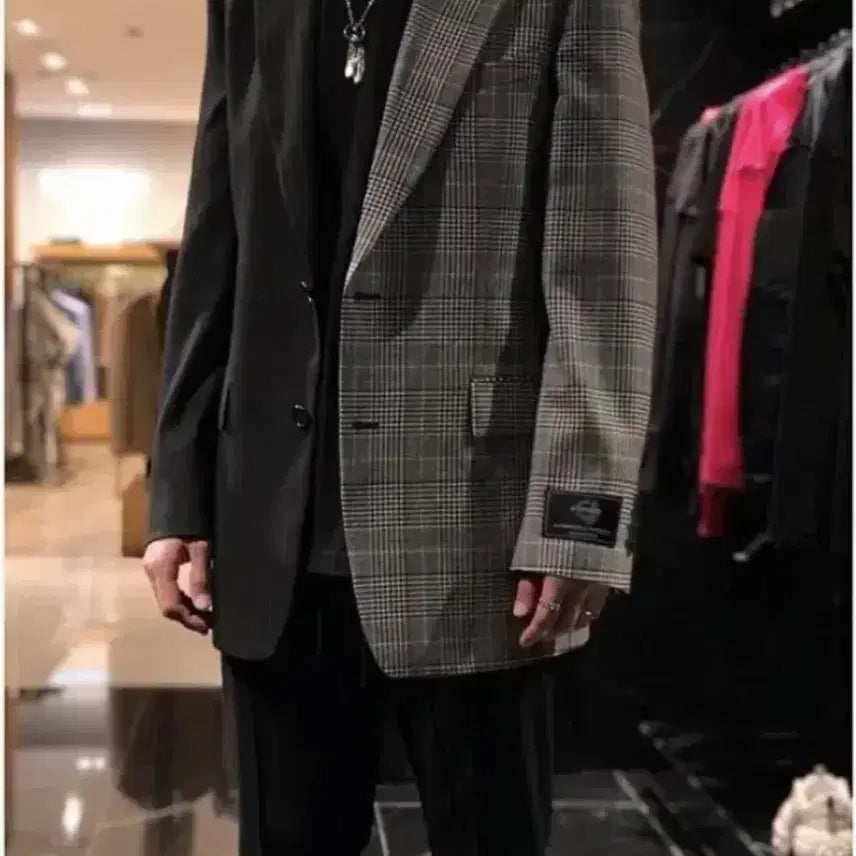 [BUNJANG] Juun.J Checked Blazer / (새상품)준지 체크 블레이저(7장일괄 구매시 이상품 드립니다