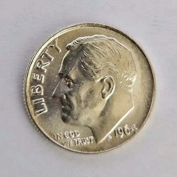 [BUNJANG] 1963 Roosevelt Dime 90% Silver Coin (Unused) / [미사용][90%은화] 1963 루즈벨트 다임 K153
