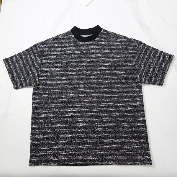 [BUNJANG] Maisonmined Boucle Texture Oversized Short Sleeve T-Shirt / 메종미네드 부클레 텍스처 오버사이즈 반팔티 105