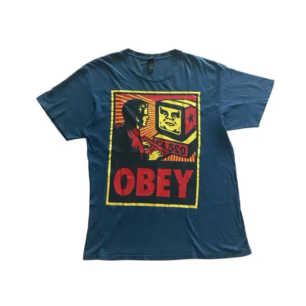 [BUNJANG] OBEY Big Logo T-Shirt / [ 할인 ] 오베이 반팔 T
