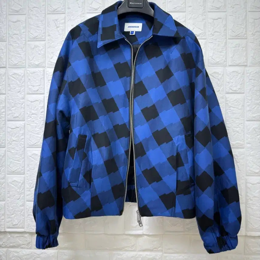 [BUNJANG] Ader Error Check Blouson Jacket (L) / 아더에러 체크 블루종 자켓 (L)