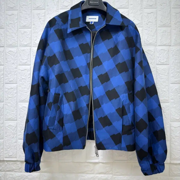 [BUNJANG] Ader Error Check Blouson Jacket (L) / 아더에러 체크 블루종 자켓 (L)