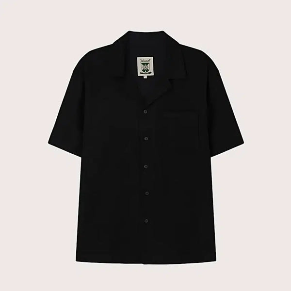 [BUNJANG] B.Verde Pigment Linen Short Sleeve Shirt Black XL / (새상품 우체국 택포가격) 비베르데 피그먼트 린넨 반팔 셔츠 블랙 XL