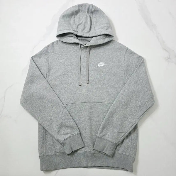 [BUNJANG] Nike Sportswear Club Fleece Hoodie Gray Men's 95 / 나이키 스포츠웨어 클럽 플리스 후드 티셔츠 그레이 남성95