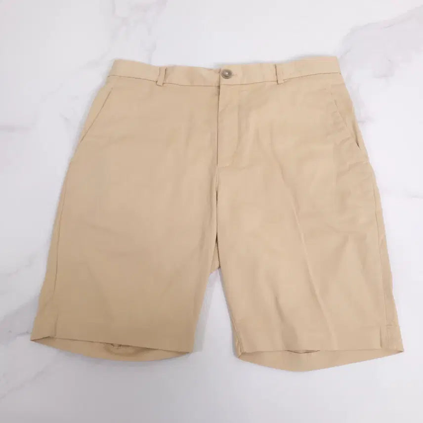 [BUNJANG] COS Beige Cotton Chino Shorts 34-35 / 코스(COS) 베이지 코튼 치노 반바지 34~35