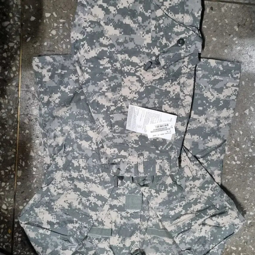 [BUNJANG] Digital Camouflage Pants and Top Set / 밀리터리 미.acu디지털.상.하.세트