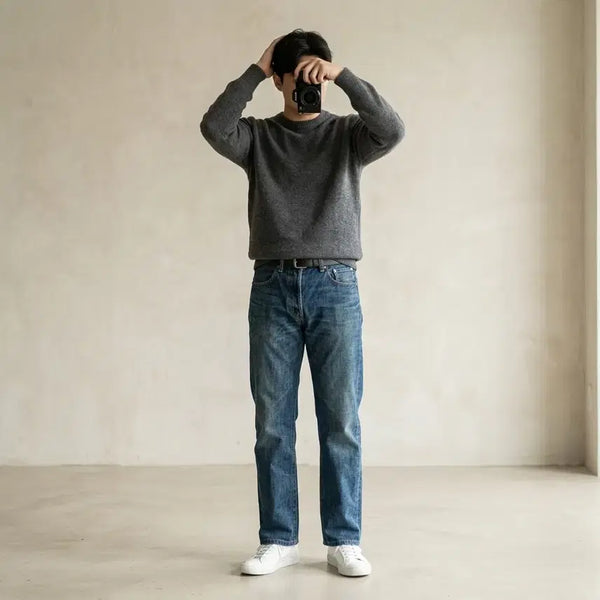 [BUNJANG] Levi's 501 Straight Fit Medium Wash Denim Pants / 리바이스 501 스트레이트 핏 중청 데님 팬츠 30