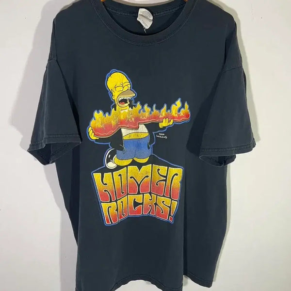 [BUNJANG] 00s Vintage Gildan Simpsons T-Shirt XL / 00s 빈티지 Gildan 심슨 티셔츠 XL