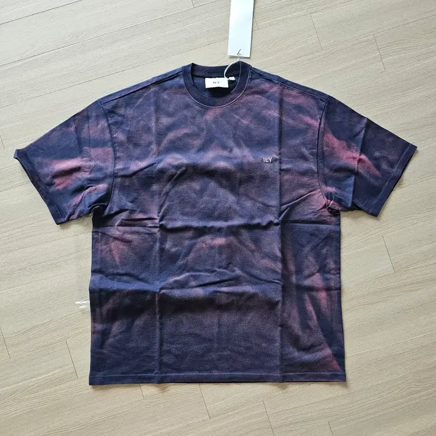 [BUNJANG] IEY Tie-Dye T-Shirt Navy Pink / M (체감 105 XL) 이에이 IEY 반팔 티셔츠 타이다이 네이비 핑크