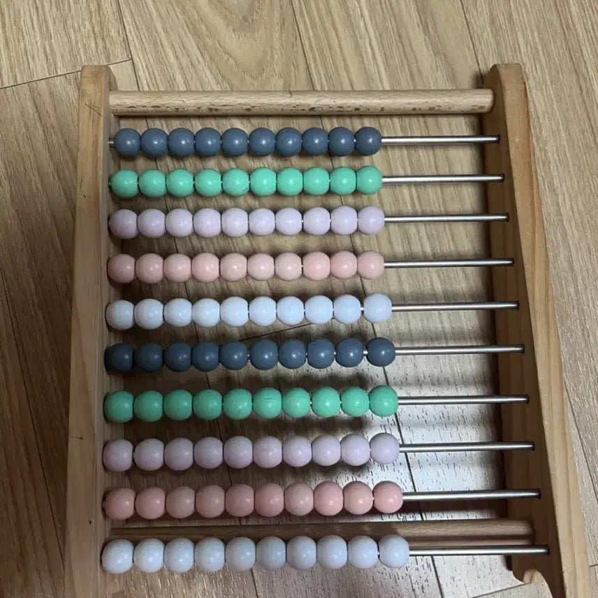 [BUNJANG] Wooden Abacus Educational Toy / 원목 무지개 수세기 주판(제 물건 구매하신분께 같이 드려요)