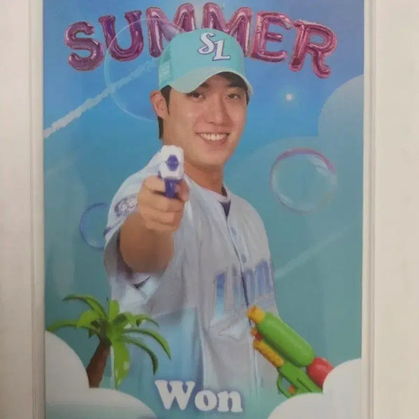 [BUNJANG] Samsung Lions Won Tae-in Summer Photocard / 삼성 라이온즈 원태인 썸머 포카