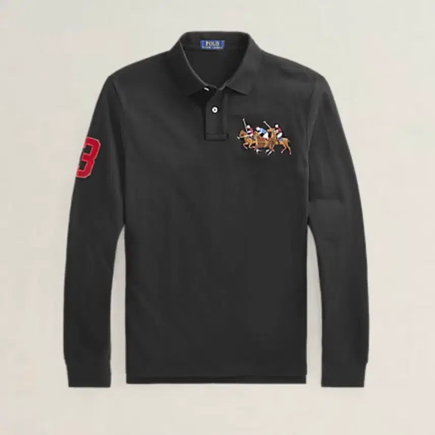 [BUNJANG] Polo Ralph Lauren Horse Embroidery Polo Shirt - Size M / 폴로, 랄프로렌, 말자수 폴로셔츠, M size