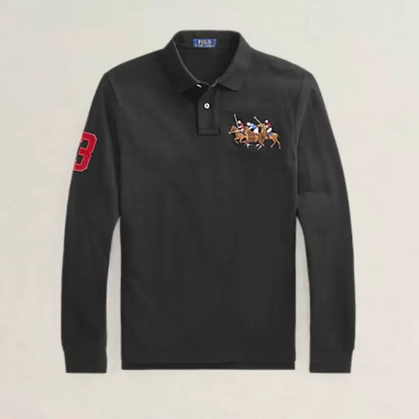 [BUNJANG] Polo Ralph Lauren Horse Embroidery Polo Shirt - Size M / 폴로, 랄프로렌, 말자수 폴로셔츠, M size
