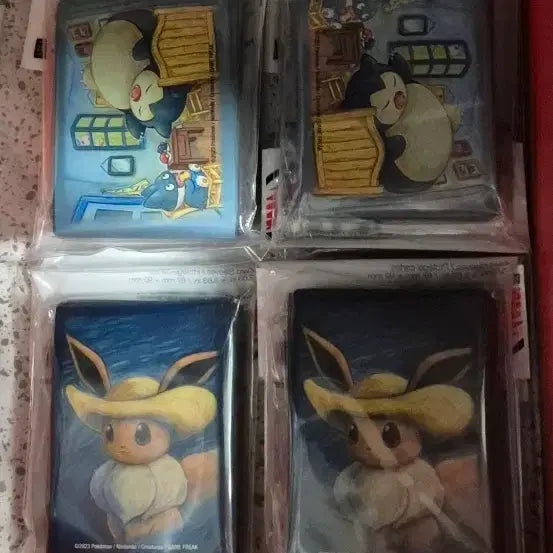 [BUNJANG] Pokemon Card Van Gogh Eevee Sleeves (Sealed) / 포켓몬카드 반고흐 이브이 슬리브 새상품