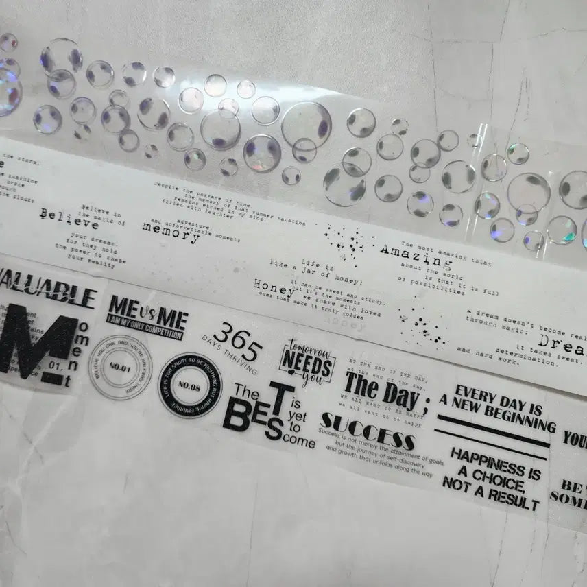 [BUNJANG] Kkakkong's Kkomjilak PET Masking Tape / 까꽁이의꼼지락 pet 마테