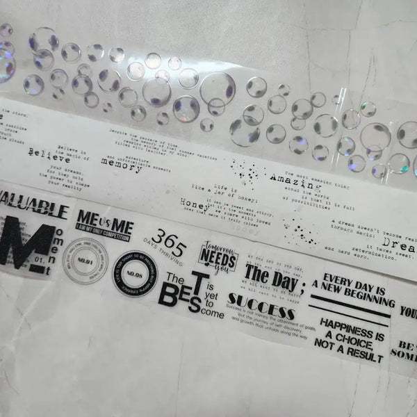 [BUNJANG] Kkakkong's Kkomjilak PET Masking Tape / 까꽁이의꼼지락 pet 마테