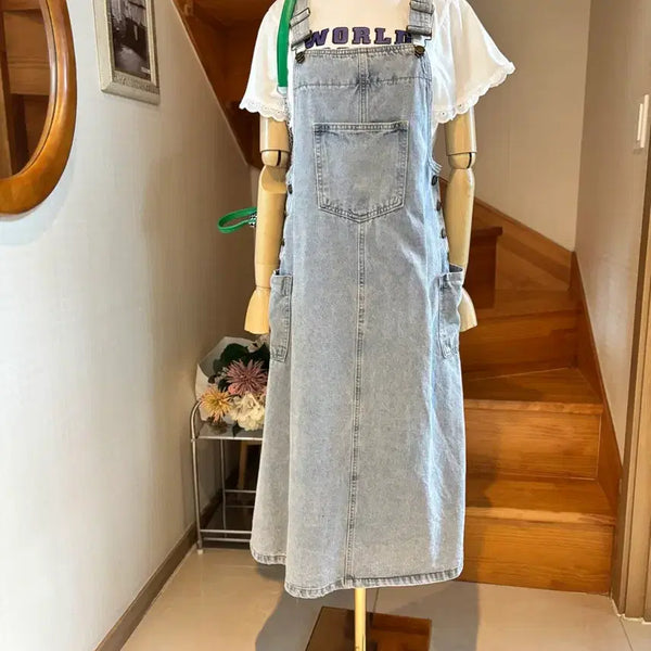 [BUNJANG] Denim Dress / 데님. 원피스. 진청가능