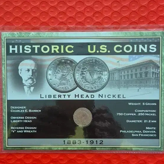 [BUNJANG] Liberty Head Nickel Coin (1883-1912) - 1906 / 리버티 헤드 니켈 주화 (1883-1912) 1906년