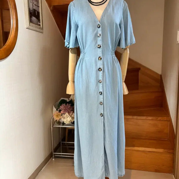 [BUNJANG] Zara Blue Long Dress / 자라.
