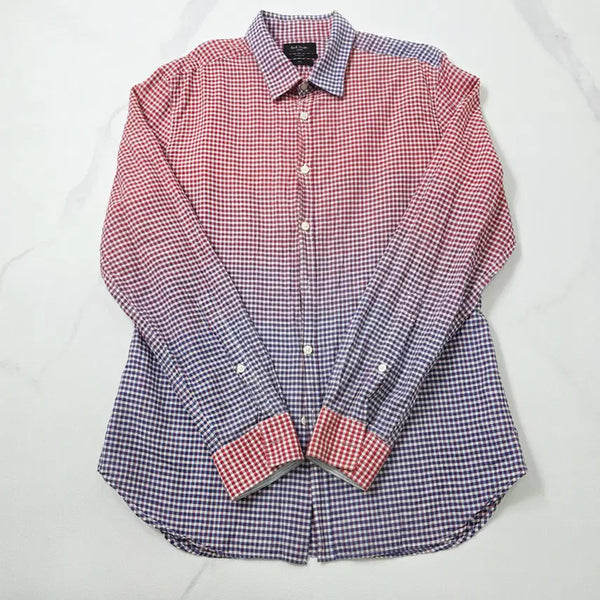 [BUNJANG] Paul Smith London Gingham Check Slim Fit Shirt / [새상품급] 폴스미스 런던 깅엄 체크 슬림핏 셔츠 100