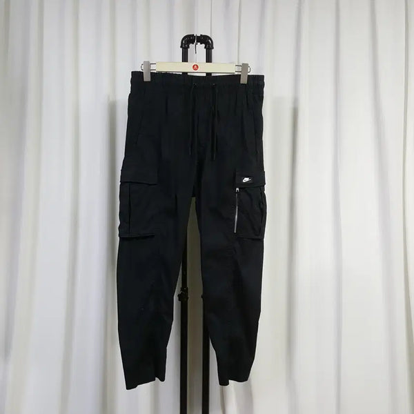 [BUNJANG] Nike Sportswear Street Cargo Woven Pants Black / 나이키 스포츠웨어 스트리트 카고 우븐 팬츠 블랙 33-34추천 오일장