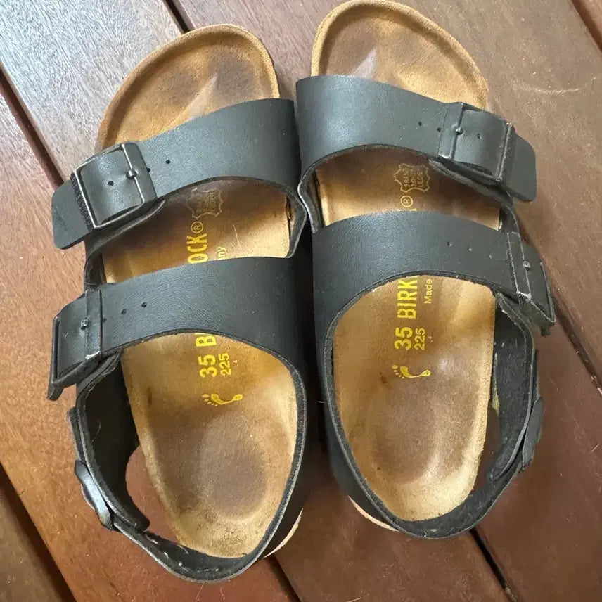 [BUNJANG] Birkenstock Milano Women's Sandals Black / 버켄스탁 여성 샌들 밀라노 블랙