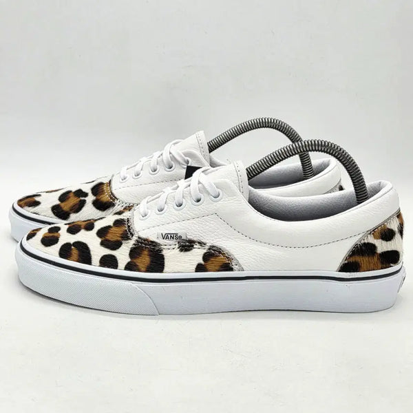 [BUNJANG] Vans Era Leopard True White Sneakers (275mm) New / 반스 에라 레오파드 트루 화이트 (275) 새제품, 박스유