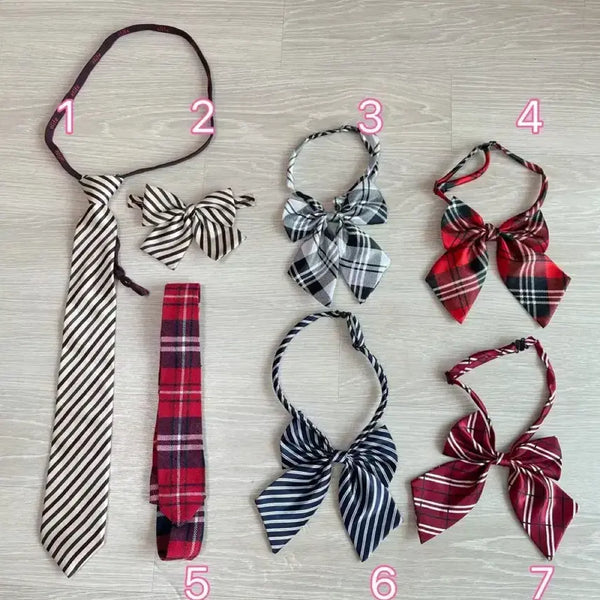 [BUNJANG] Middle School High School Uniform Ties and Ribbon Ties / 교복 넥타이/리본타이 중학교 고등학교