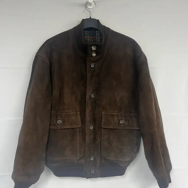 [BUNJANG] Hugo Boss Suede Leather Jacket / HUGOBOSS 휴고보스 스웨이드 가죽자켓