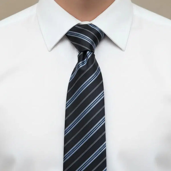 [BUNJANG] Beanpole Diagonal Pattern Silk Necktie / 빈폴 사선패턴 실크 넥타이